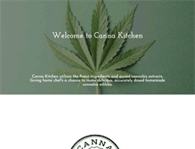 Tablet Screenshot of canna-kitchen.com